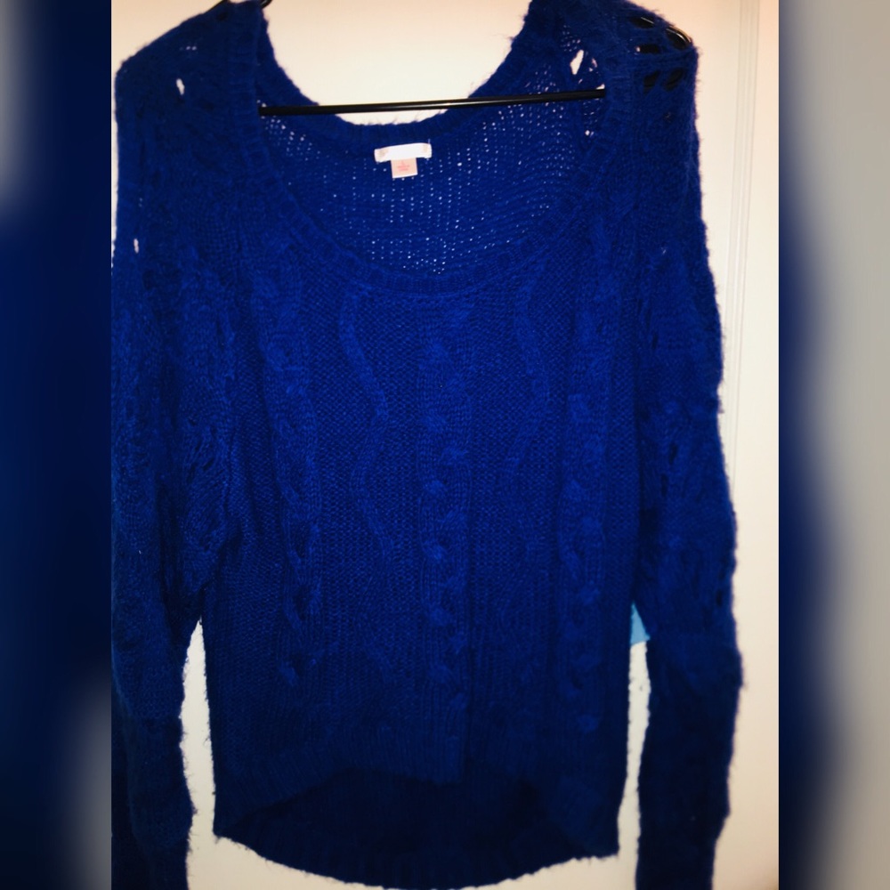 Royal blue sweater